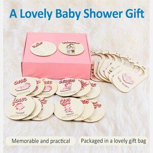 *NWT* A Lovely Shower Gift Baby Girl Milestone Cards & Clothes Dividers 21‎ PCS